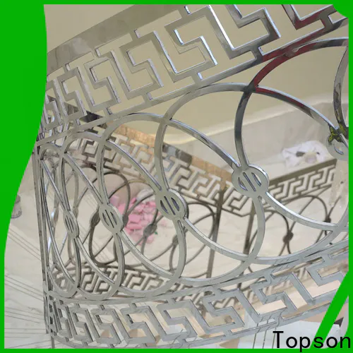 Topson Best steel deck railing systems manufacturers for mall