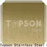 Topson High-quality vibration finish stainless steel China for kitchen