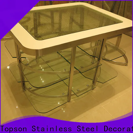 Topson cabinets metal and glass garden furniture for business for outdoor