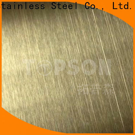 Topson sheet stainless steel sheet metal finishes Suppliers for elevator for escalator decoration