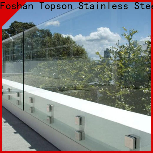 stable exterior glass handrail parition Suppliers for toilet