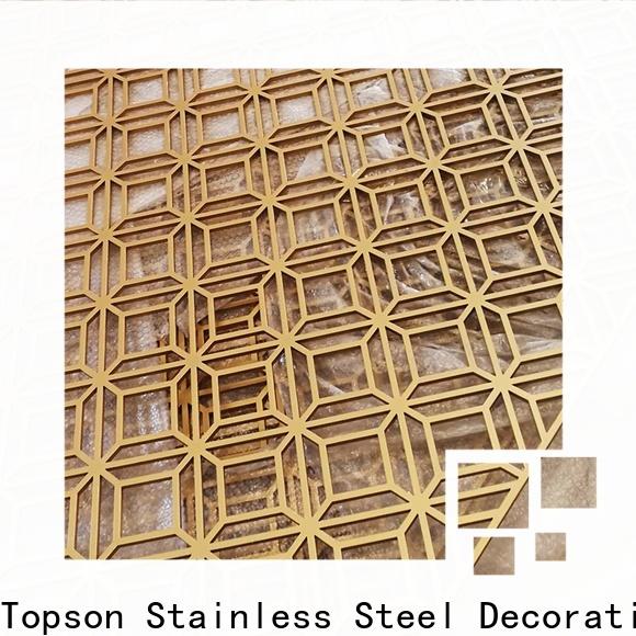 Topson New decorative wooden fretwork factory for landscape architecture