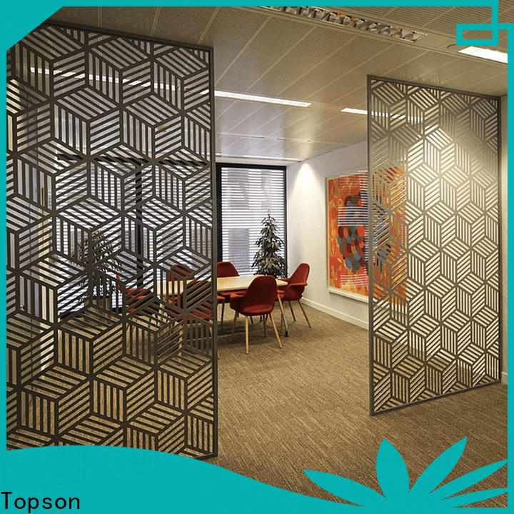 Topson metal interior decorative screens from china for building faced