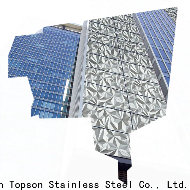 Topson steel cladding suppliers factory price for wall