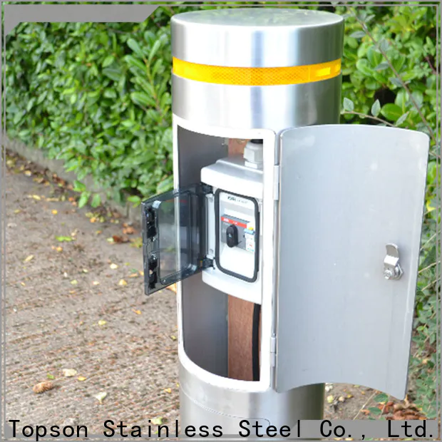 Topson Top marshalls stainless steel bollards Suppliers for apartment