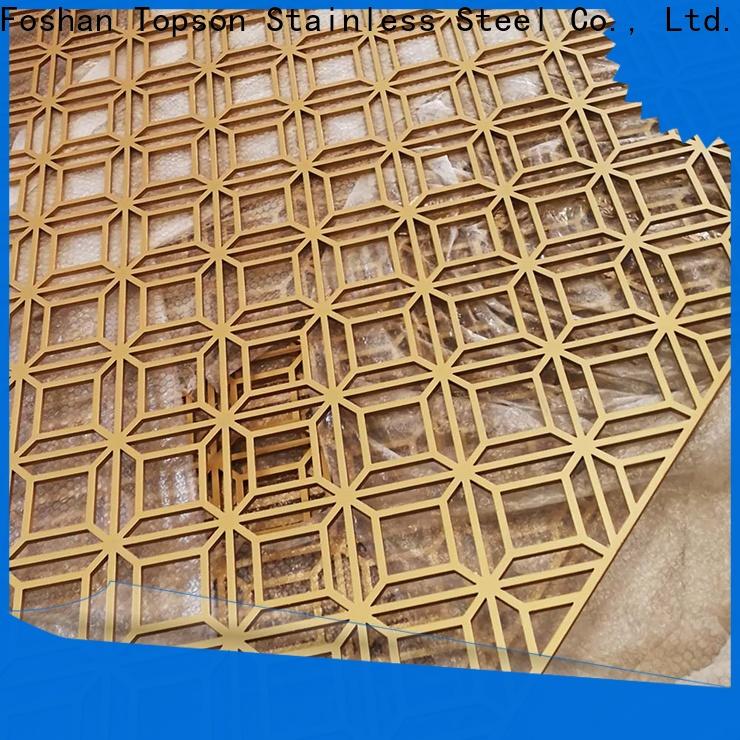 Topson durable decorative outdoor metal screen panels for building faced
