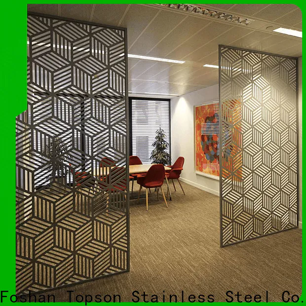 Custom outdoor decorative metal privacy screens aluminium Supply for building faced