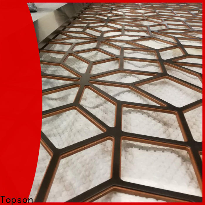 Topson meshperforated arabic mashrabiya in china for curtail wall