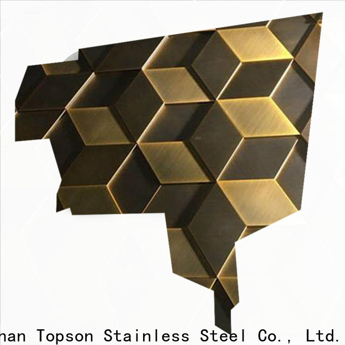 Topson Latest stainless steel cladding suppliers company for wall