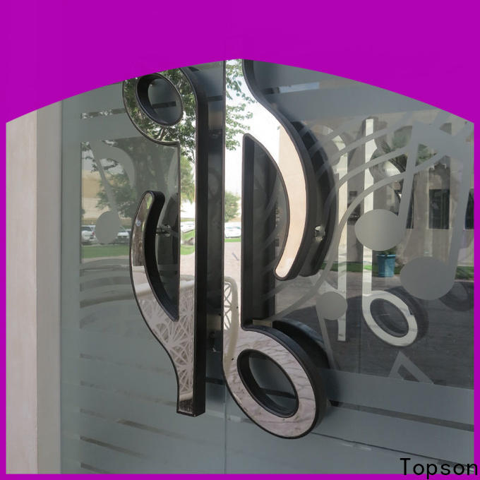 Topson door stainless steel doors and frames manufacturers factory for interior