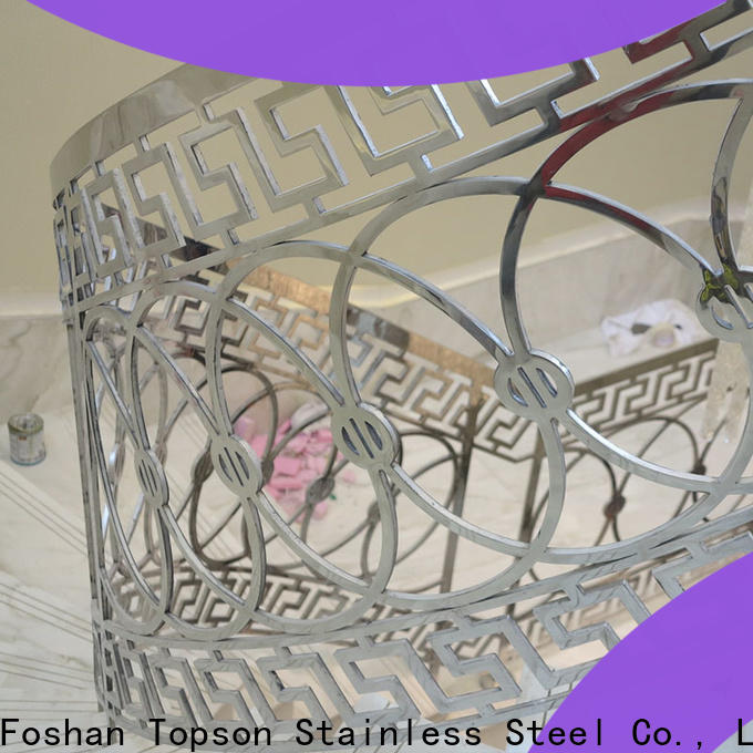 Custom stainless deck cable handrail company for hotel