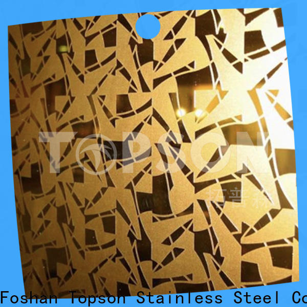 stainless steel embossed plate vibration China for handrail