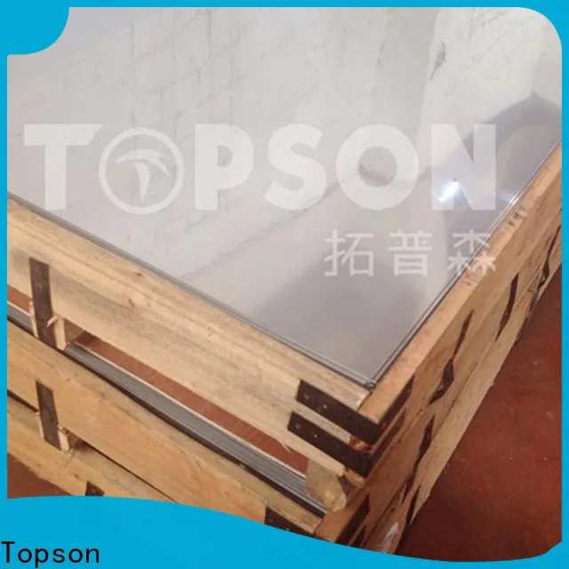 Topson magnificent stainless steel sheet brushed finish Supply for partition screens