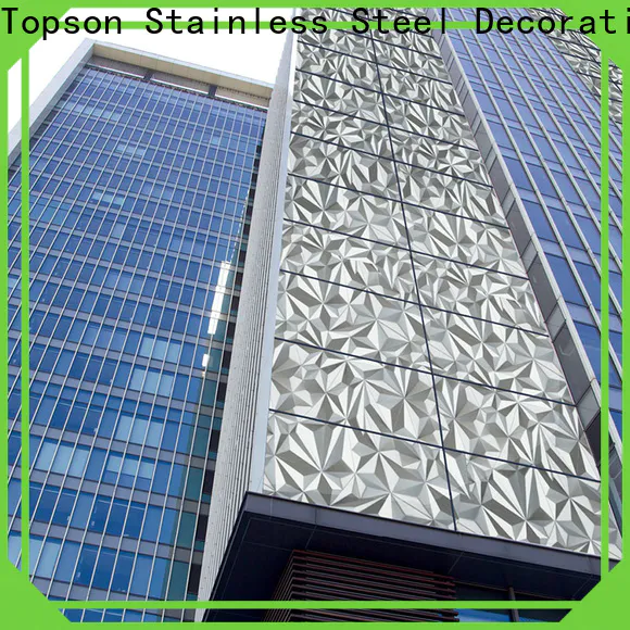 Topson jamb stainless steel metal roofing Suppliers for lift