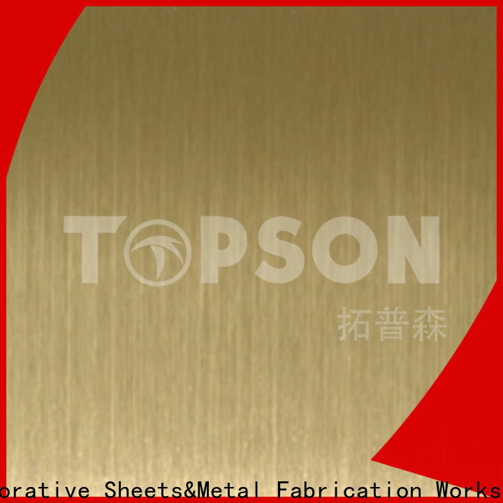 Topson stainless steel sheet panels for elevator for escalator decoration