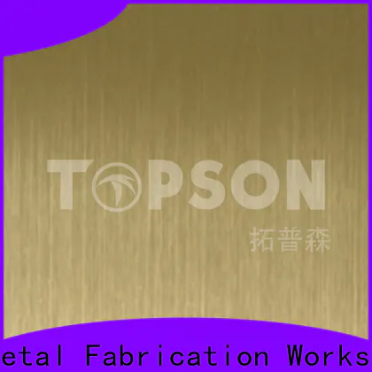 Topson Wholesale stainless steel sheets for sale Suppliers for furniture