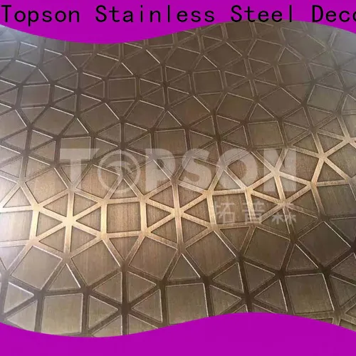 Topson sheetmirror stainless steel sheet prices company for partition screens