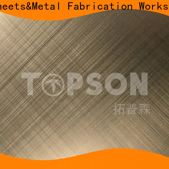 New stainless steel sheet metal cost color factory for interior wall decoration