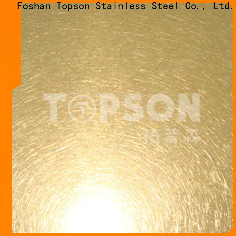 Topson Wholesale stainless steel sheet panels manufacturers for handrail