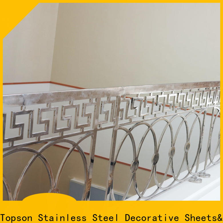 Topson advanced technology stainless steel stair posts Suppliers for tower