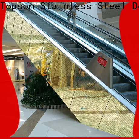 High-quality horizontal wall cladding stainless Supply for elevator