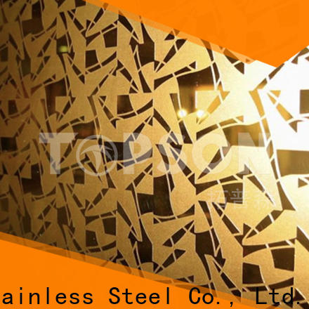 Custom brushed stainless steel sheet suppliers finish Supply for handrail