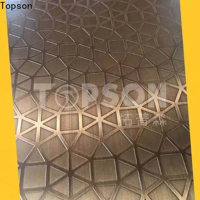 Topson stainless steel sheet suppliers manufacturers for elevator for escalator decoration