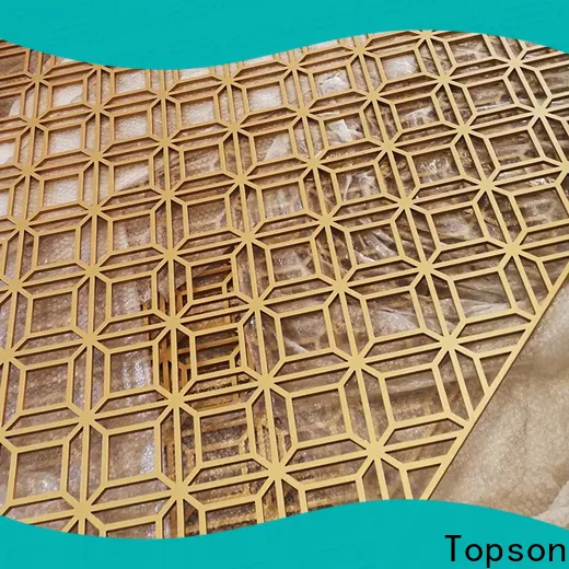 Topson external decorative metal mesh screen Supply for curtail wall