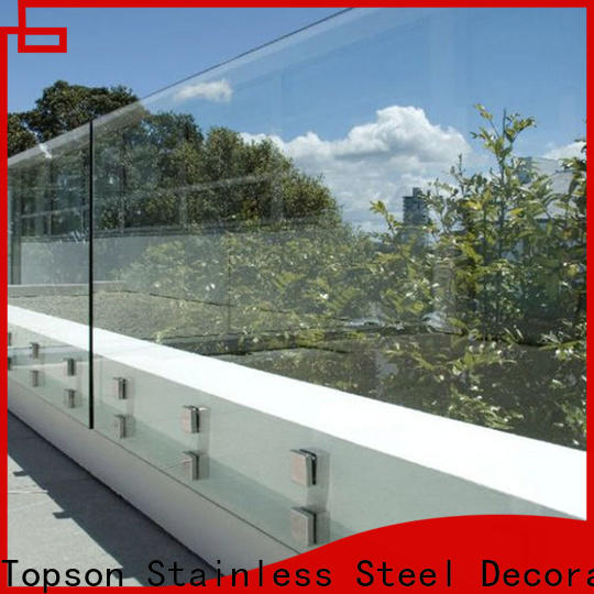 Topson furniture glass fabrication services for hotel