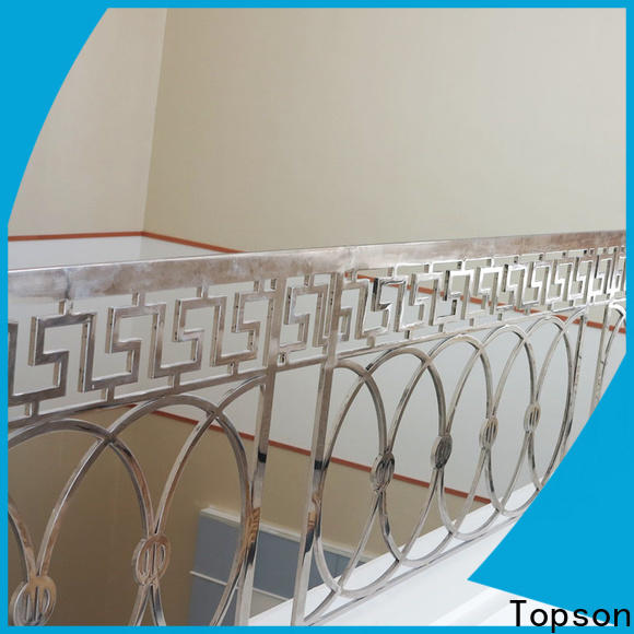 Topson Custom stainless steel cable porch railing for business for hotel