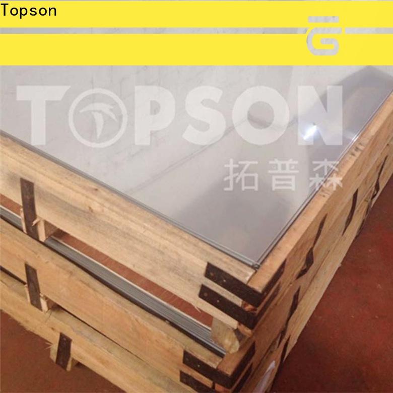 Topson Wholesale brushed stainless sheet manufacturers for furniture