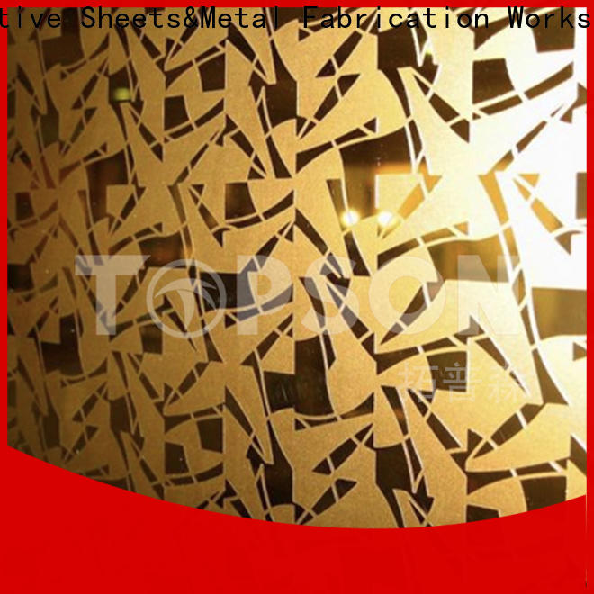 Topson decorative stainless steel sheets for sale for business for elevator for escalator decoration