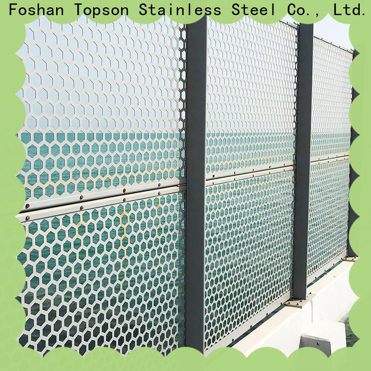 special design perforated metal screen wall decorative manufacturer for building faced