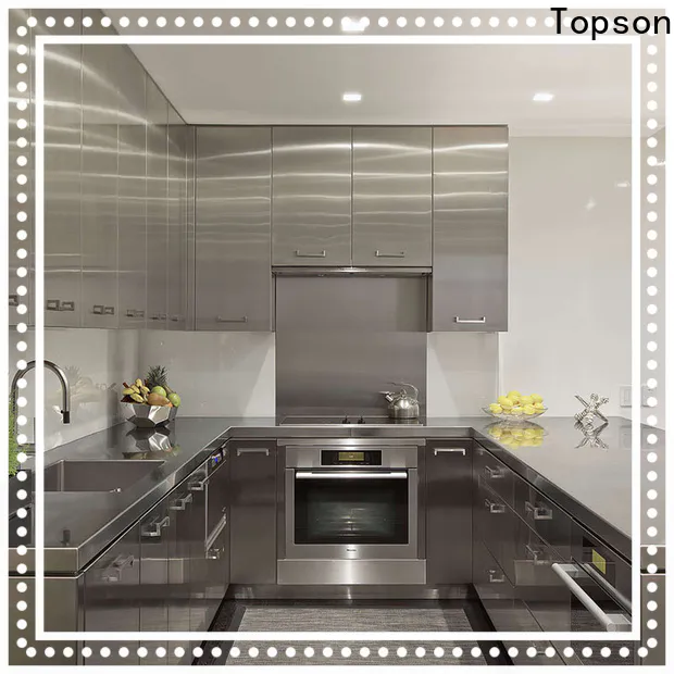 Topson furniture stainless steel commercial kitchen cabinets Supply for outdoor