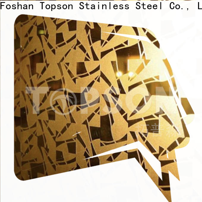 good-looking decorative stainless steel sheet metal raw for vanity cabinet decoration