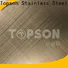 Topson blasted decorative stainless steel sheet for interior wall decoration