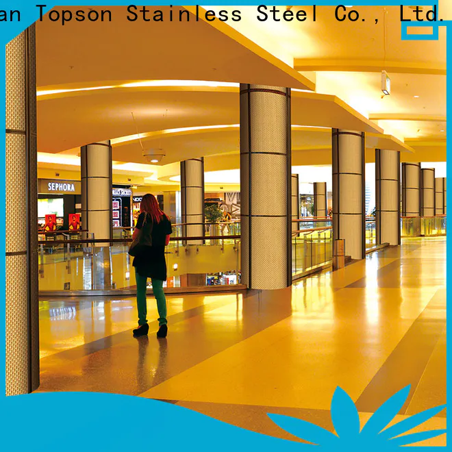 Topson Latest stainless steel cladding panels factory price for wall