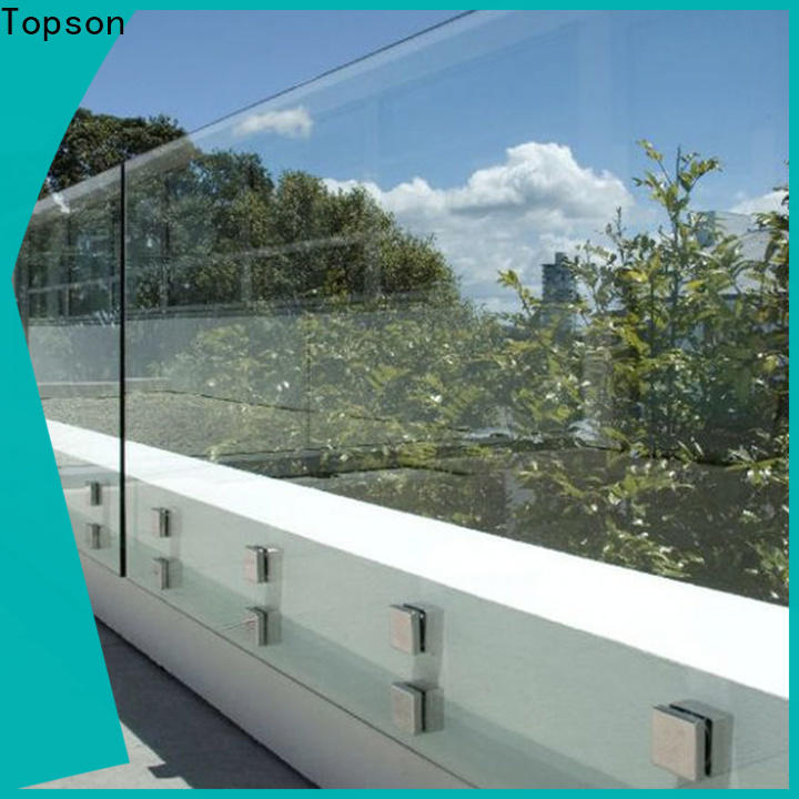 Topson railing mirror fabrication companies in china for TV wall