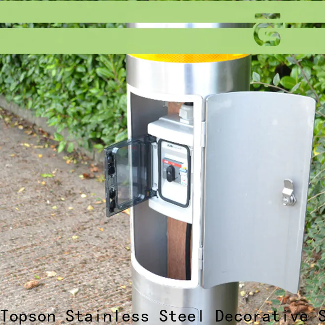 Topson steel stainless steel pipe bollards for room