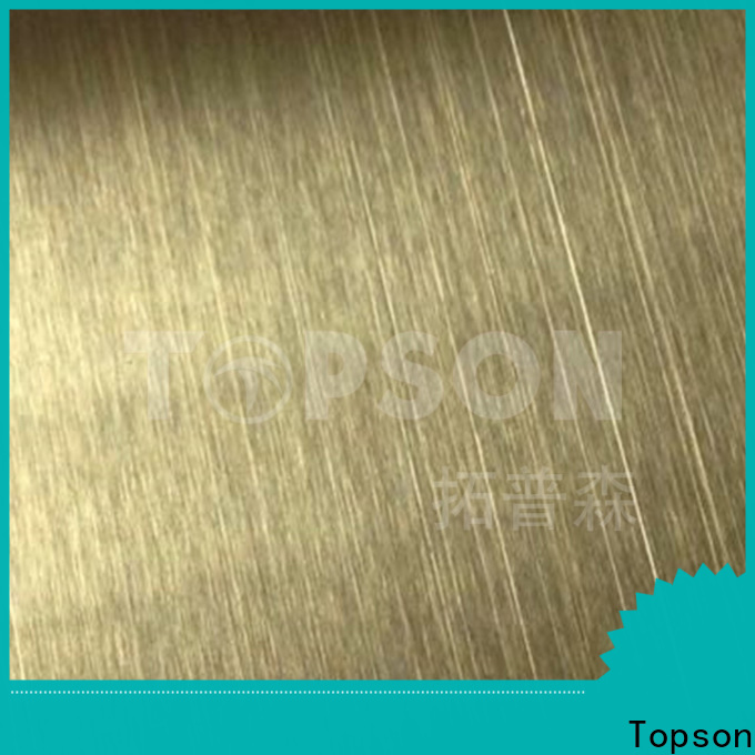 Topson brushed black stainless steel sheet metal factory for elevator for escalator decoration