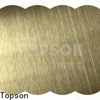 Topson Custom stainless steel sheets for sale manufacturers for interior wall decoration