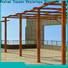 high-density metal pergola prices fixed China for park