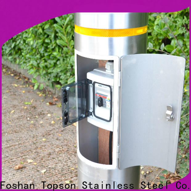 Topson Latest stainless steel bollards prices Supply for tower