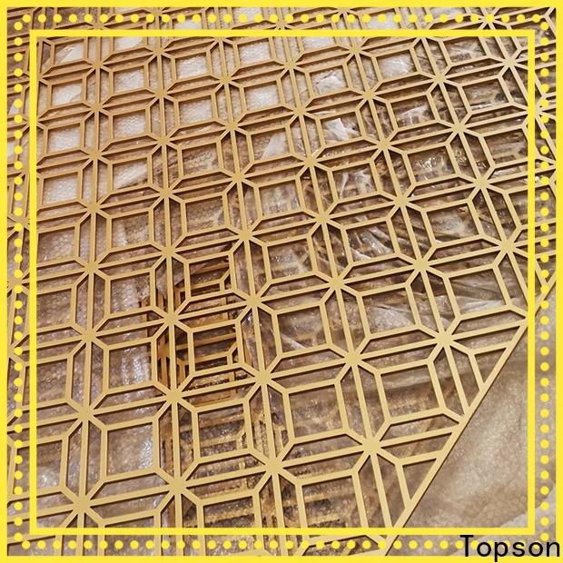 Topson panels metal mashrabiya Suppliers for protection