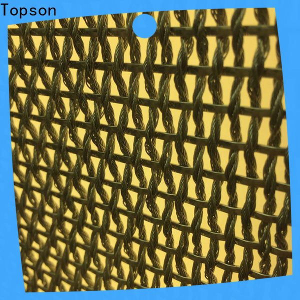 Topson perforated aluminium decorative screens for building faced