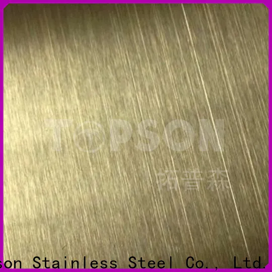 Topson antique bead blast finish stainless steel factory for partition screens