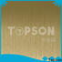 Topson hairline stainless steel etching sheet company for interior wall decoration