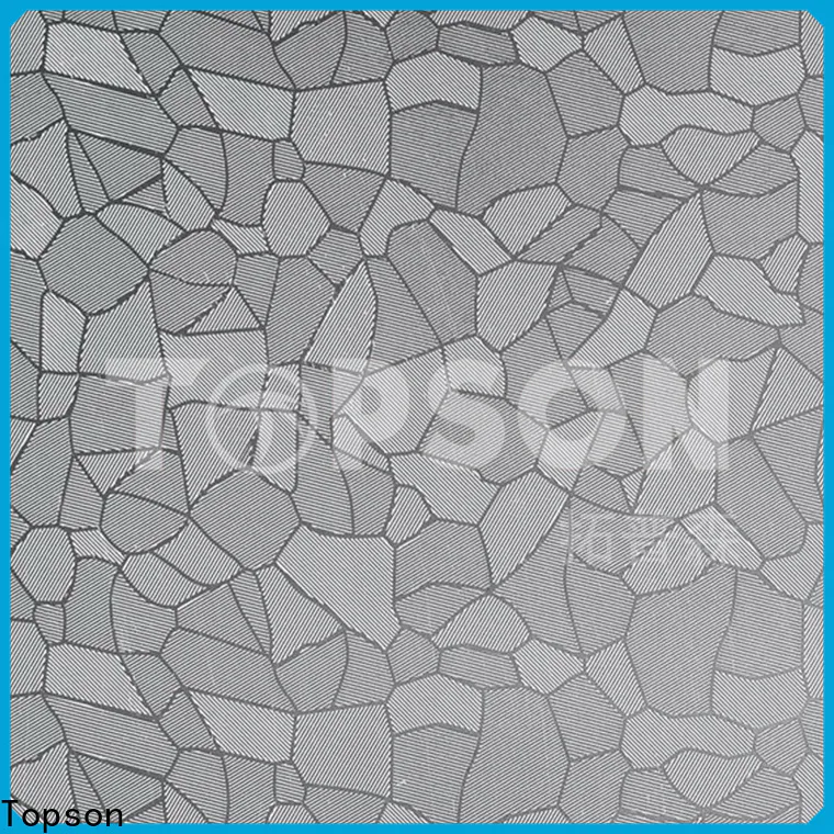 Topson decorative black stainless steel sheet metal China for kitchen