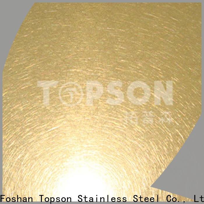 Topson decorative stainless steel decorative panels China for furniture