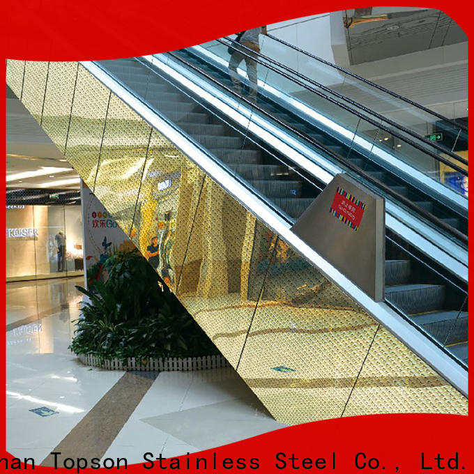 Topson professional stainless steel wall cladding systems for lift